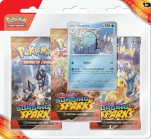 Pokémon Surging Sparks 3 Pack Blister Quagsire