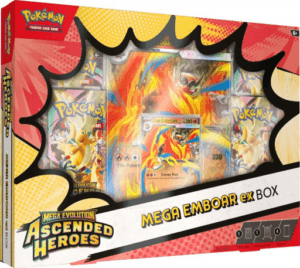 Pokémon Ascended Heroes Mega Emboar EX Box