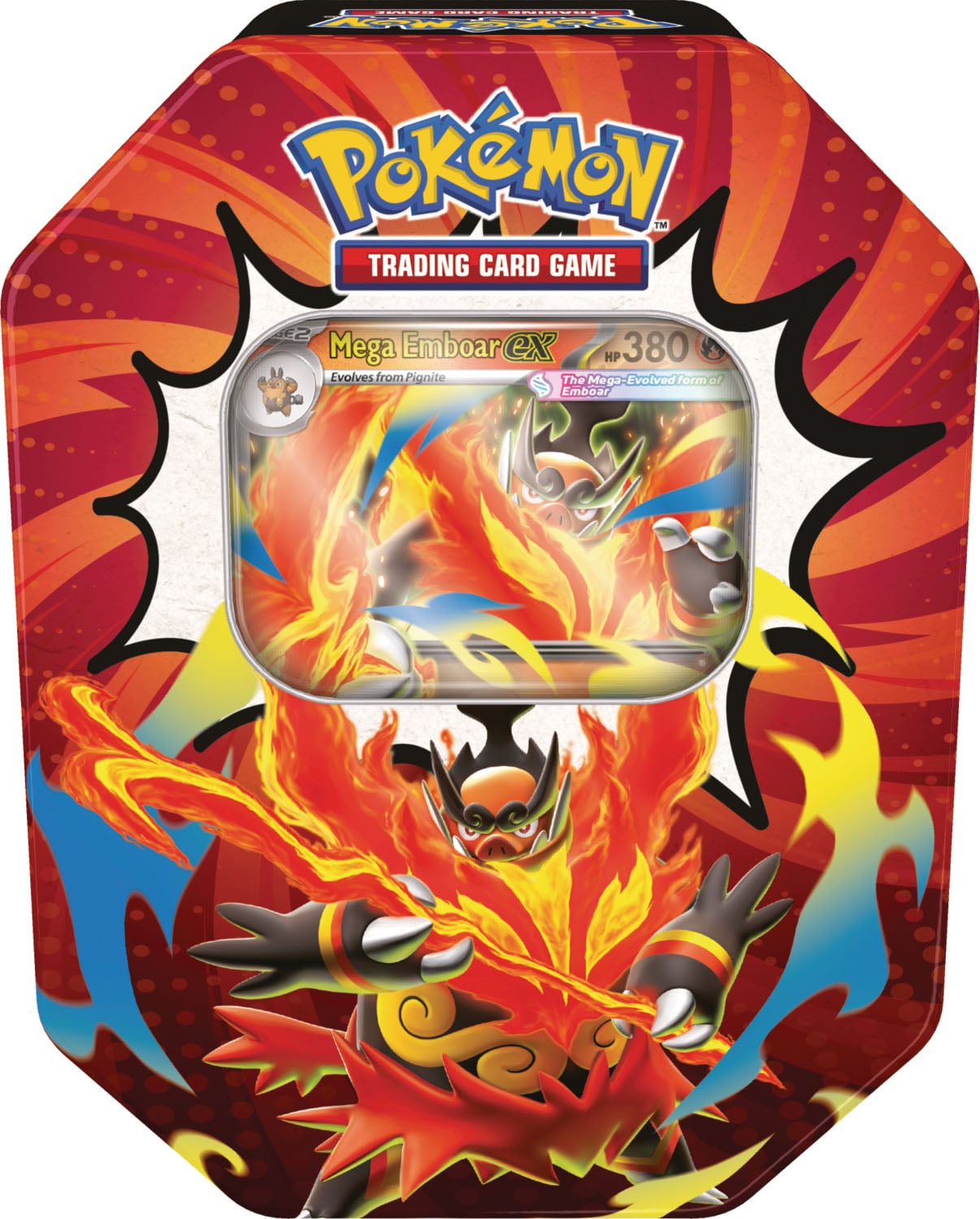 Ascended Heroes Tin Mega Emboar EX